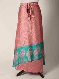 Silk Wraparound Skirts